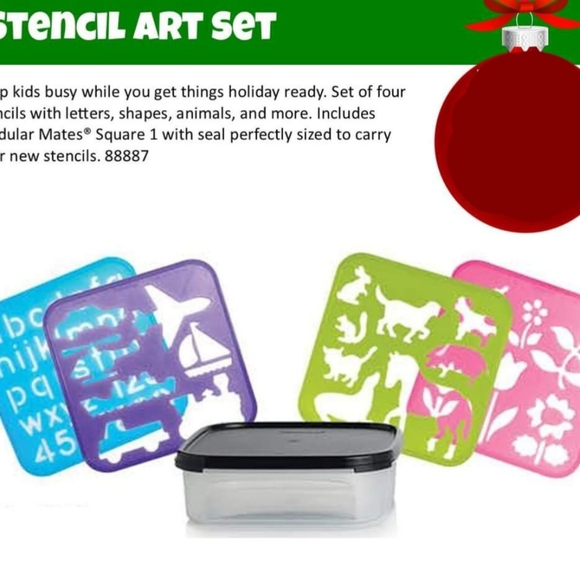 Tupperware stencils - Picture 1 of 1